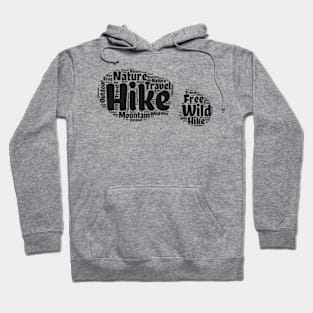 Hiking Travel Nature Footprint Hoodie